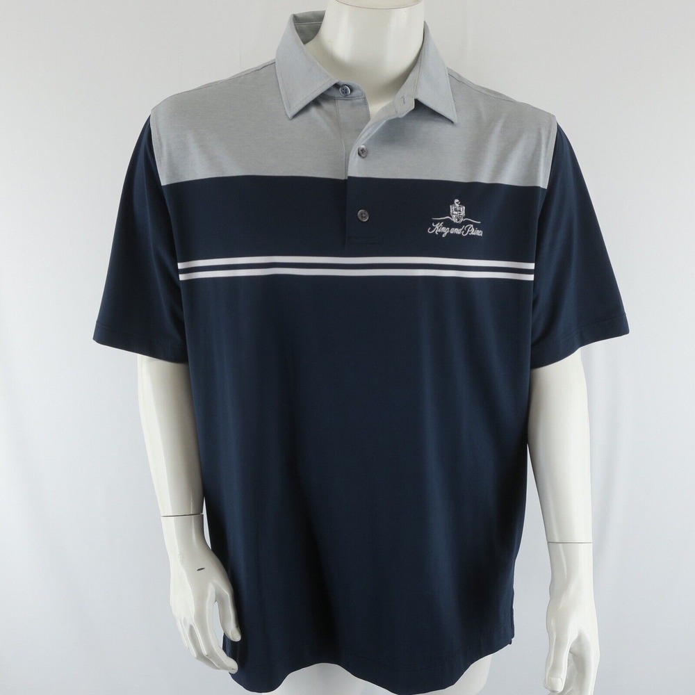 FJ Footjoy King & Prince Short Sleeve Polo Golf Shirt Mens Large